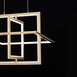 Colgante Lexie oro 50WLED 4000K Fabrilamp